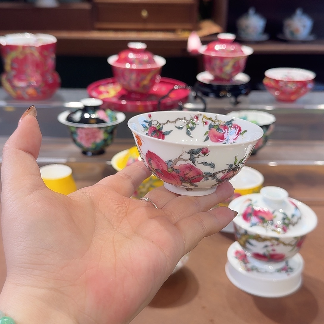 珐琅彩主人杯茶具茶具