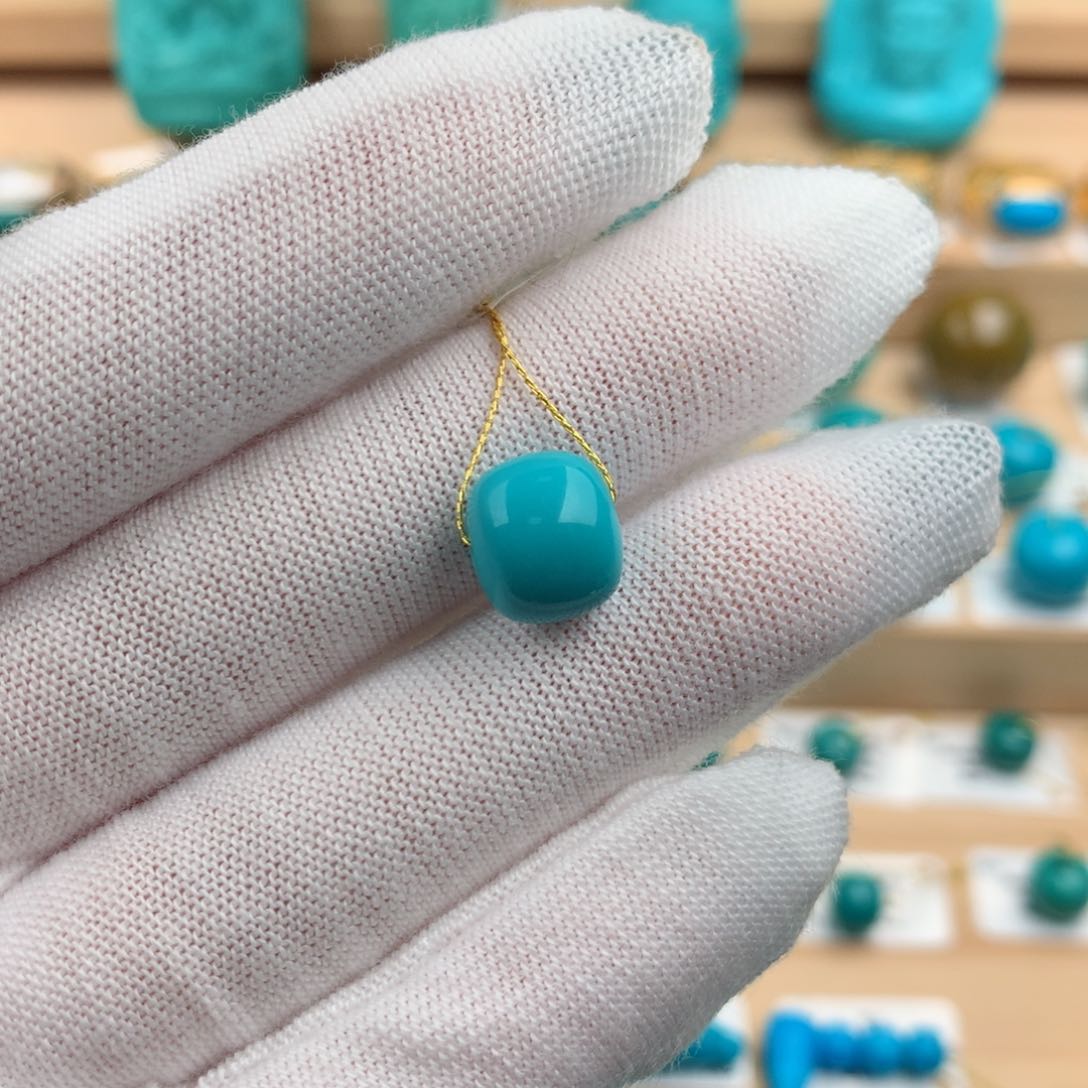 未镶嵌绿松石珠宝奇石一****金