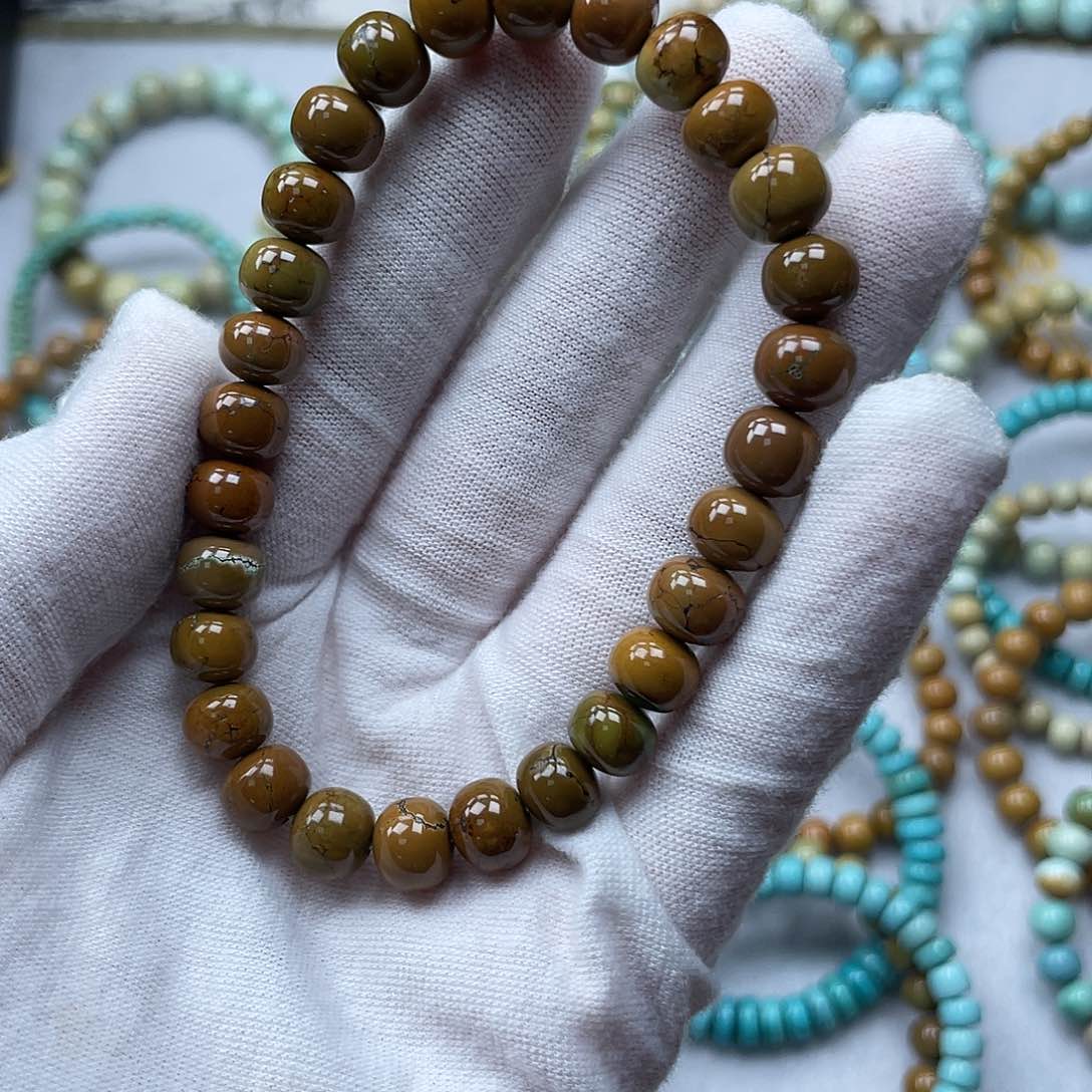 未镶嵌绿松石珠宝奇石美*