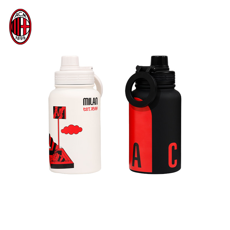 AC米兰 内胆304不锈钢手机支架运动保温水壶