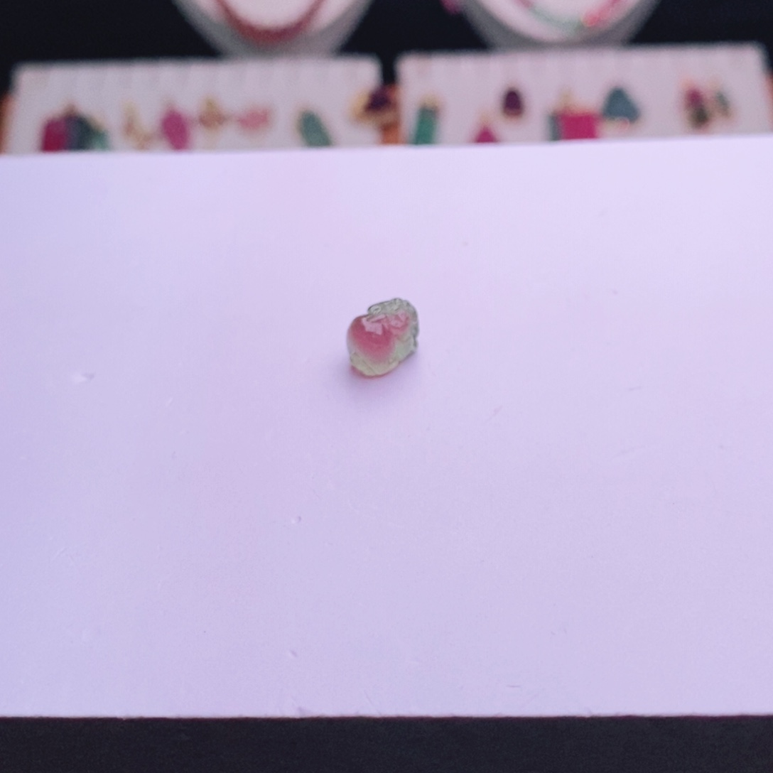 碧玺未镶嵌单颗西瓜貔貅m