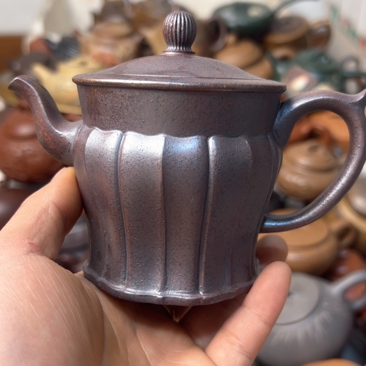 紫砂茶壶紫砂壶嘴巴磕碰