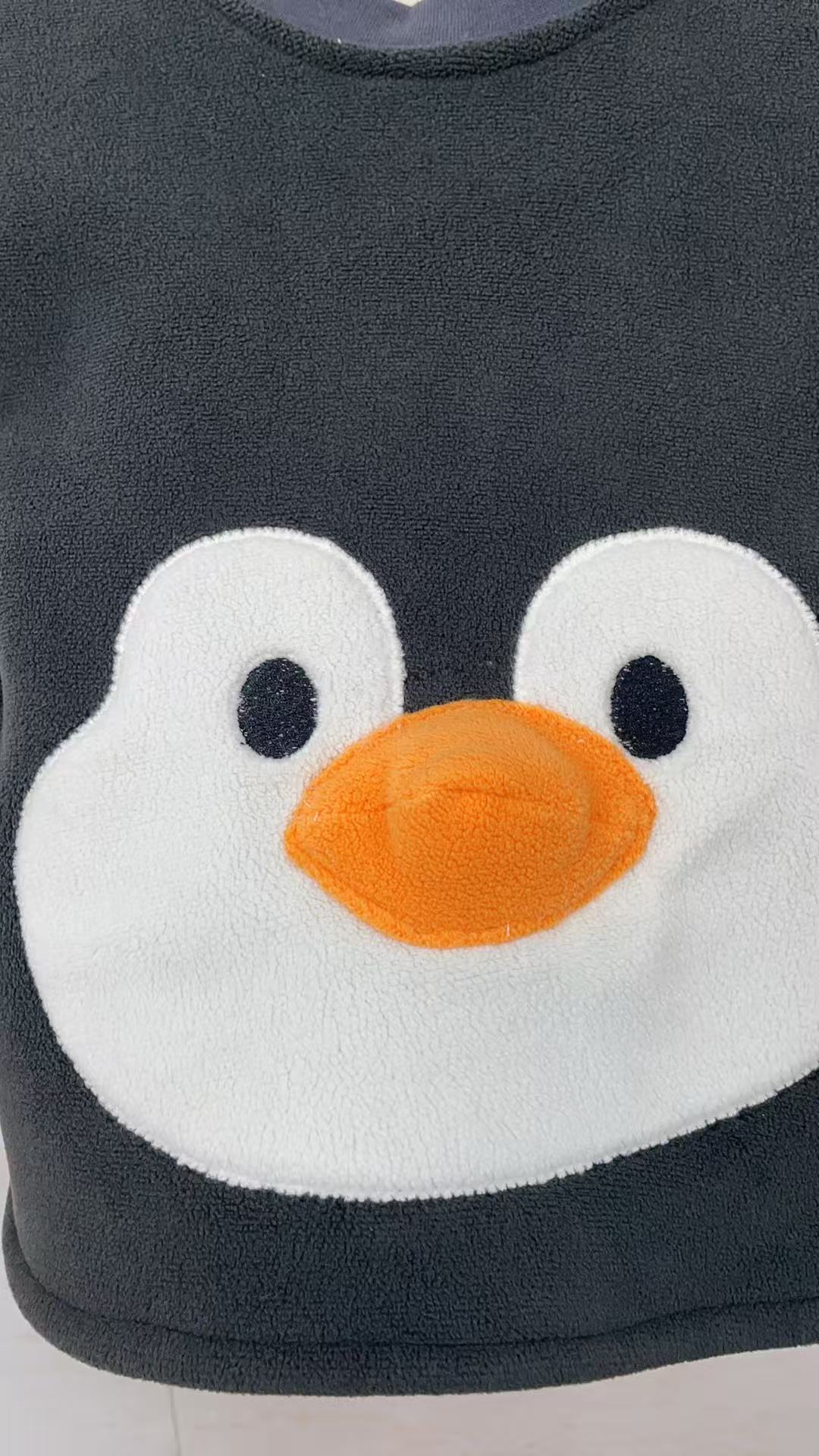 秋冬婴童奥粒绒【立体企鹅】马甲