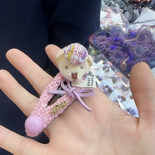 三醋酯纤维高帽粉熊拜拜-15