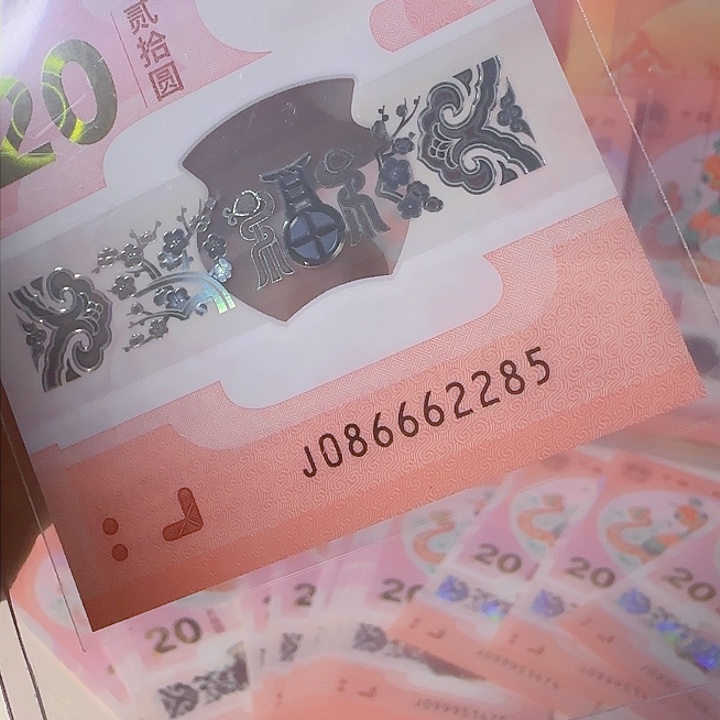 塑料悠**荡无347尾2285蛇钞单张