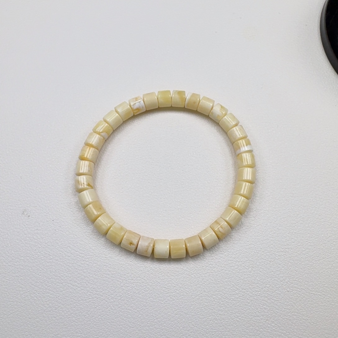 手链琥珀未镶嵌7mm精工药片