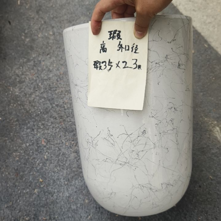 默认微瑕，陶瓷大花盆