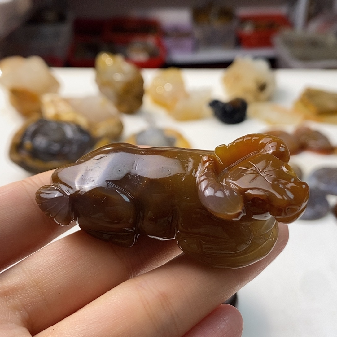 玛瑙/玉髓未镶嵌颈饰
