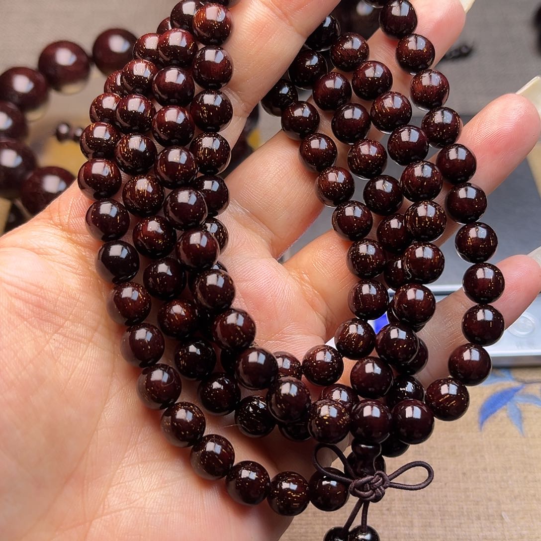 檀香紫檀（小叶紫檀）0.8 108颗多星