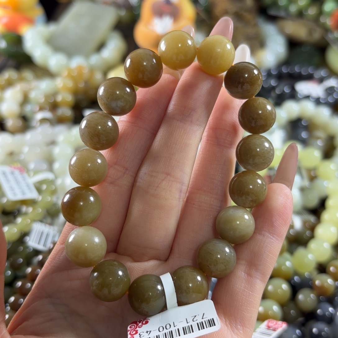 和田玉未镶嵌手链108