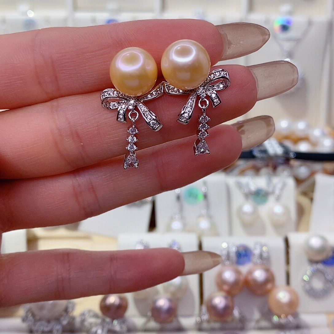 未镶嵌耳饰淡水珍珠