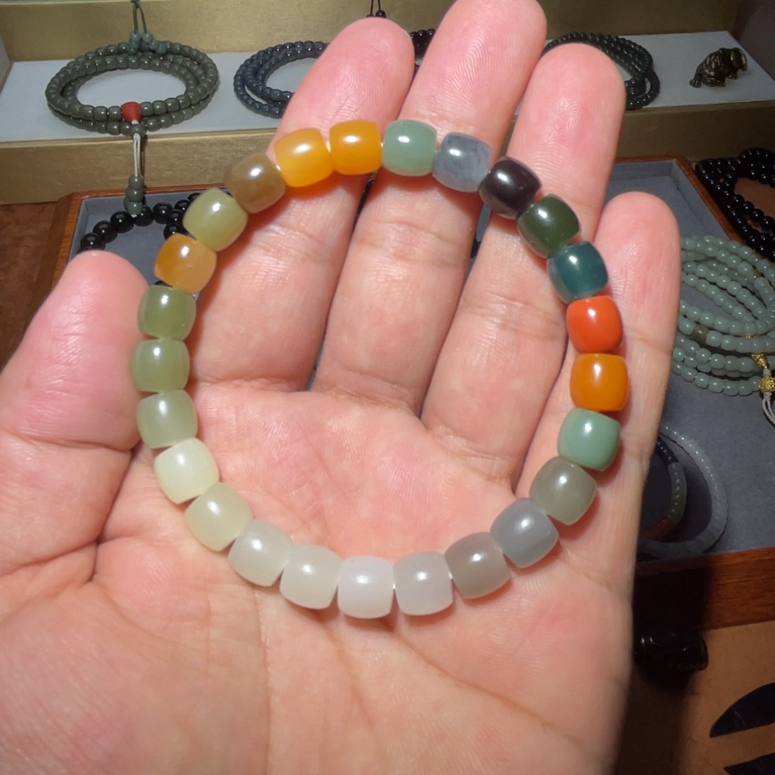 和田玉未镶嵌手链