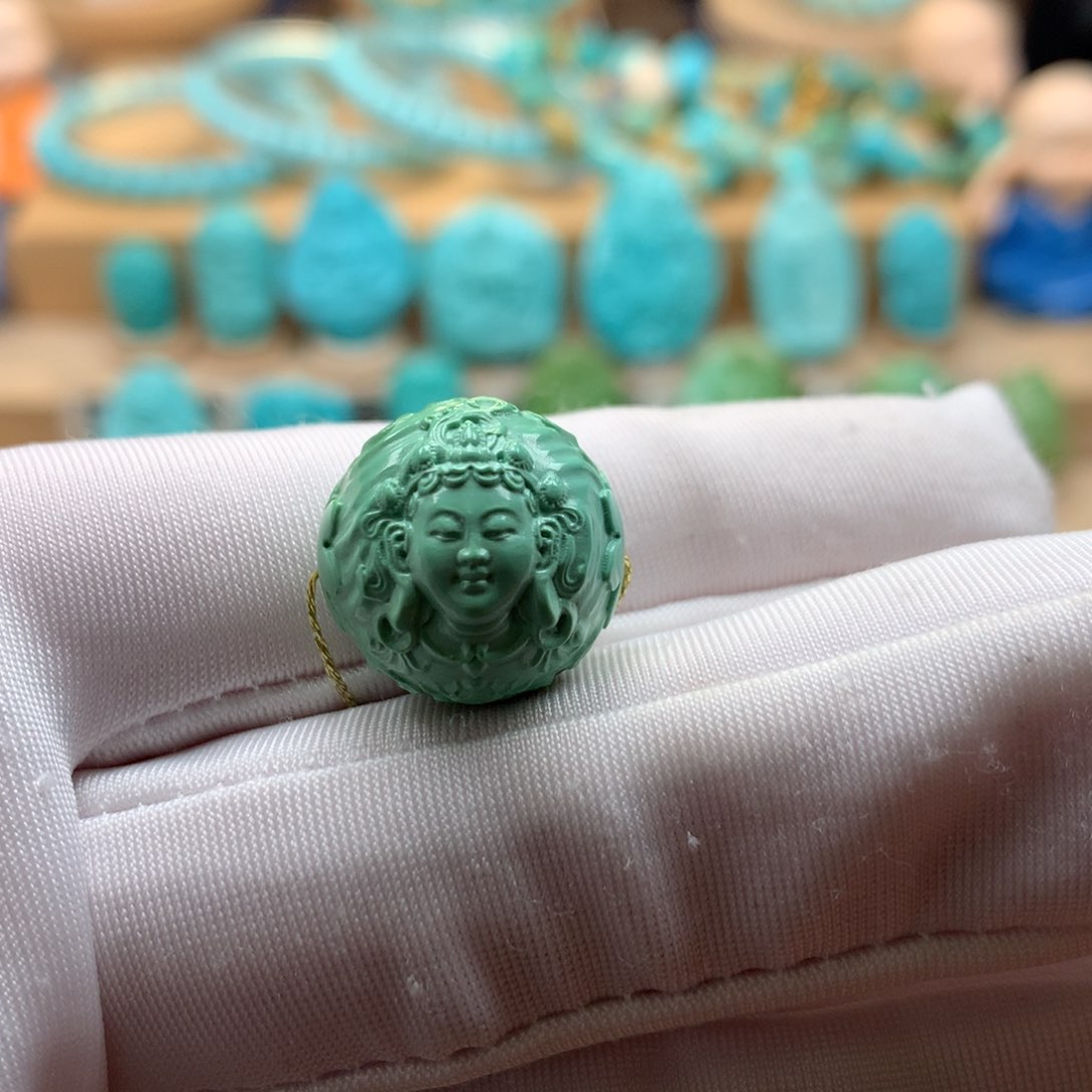 绿松石珠宝奇石未镶嵌