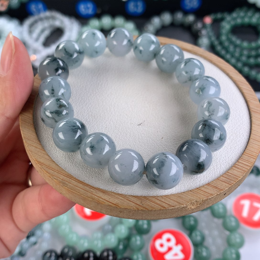 翡翠手链未镶嵌卡12.3