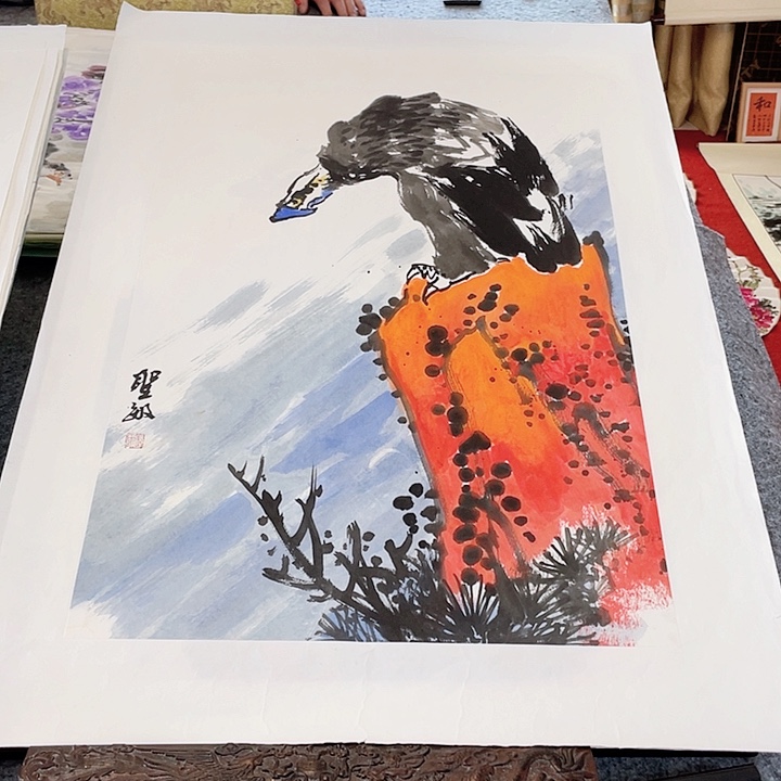 国画张圣敏先生纯手绘作品