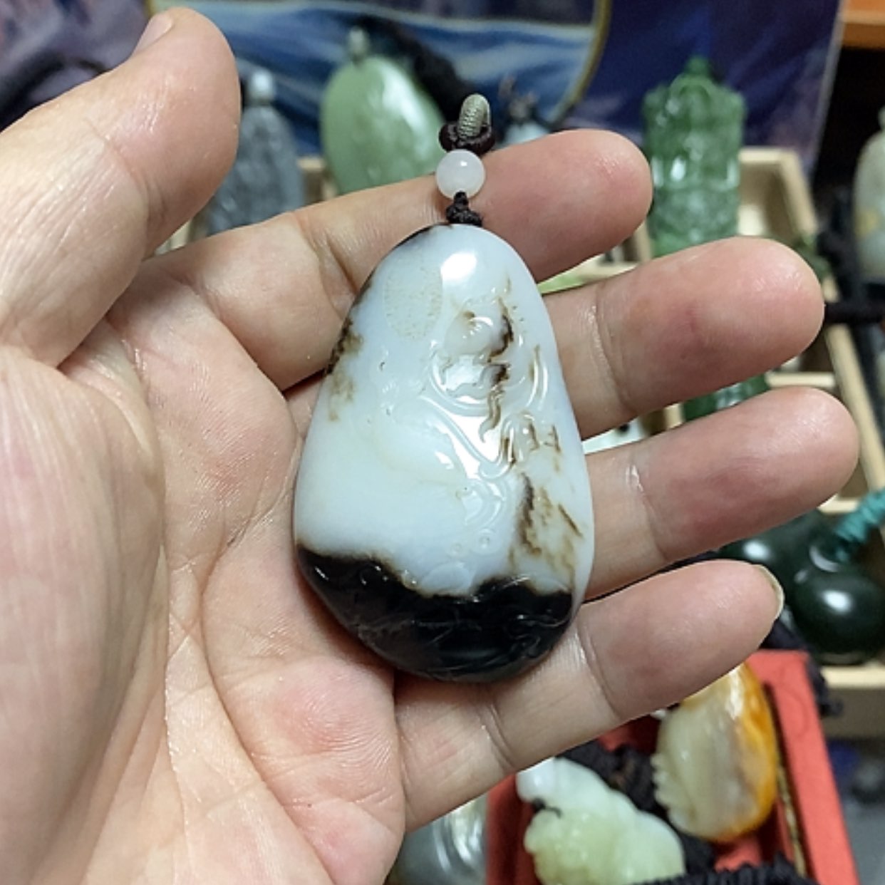 【闪购商品】和田玉颈饰未镶嵌老***场