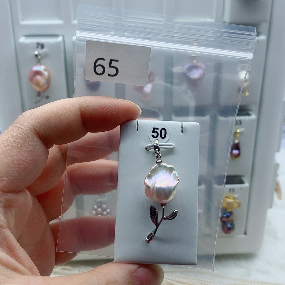 吊坠(不含链)合金淡水珍珠