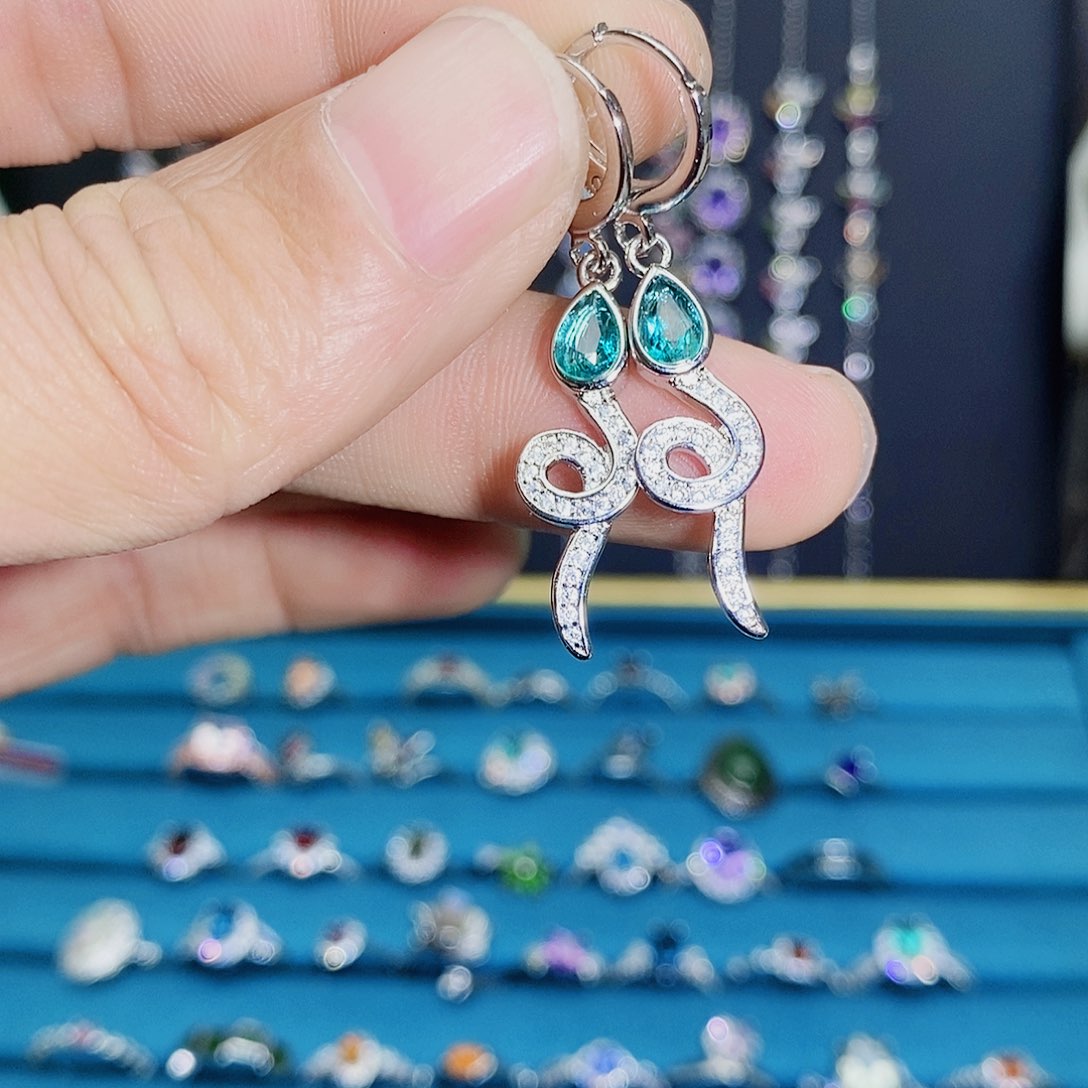 紫晶珠宝半成品银S925镶嵌