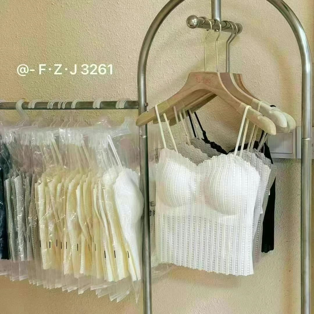 百搭修身型宽松型吊带背心内衣女士夏季女装网红套装美背法式