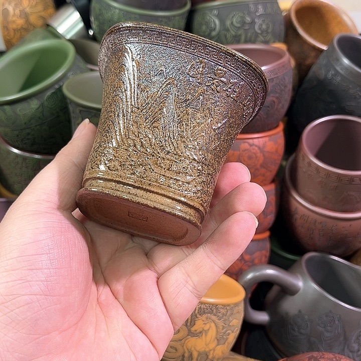 茶杯紫砂全手工紫砂主人杯