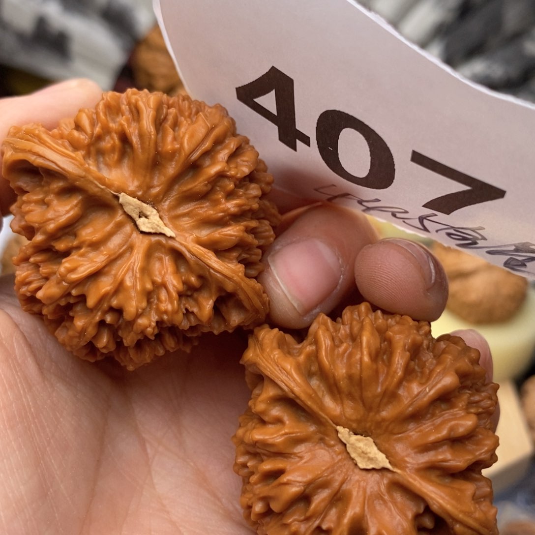 文玩核桃把件407号线44.5星