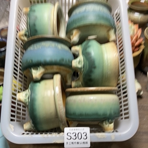 紫砂花盆303微瑕品口径7到8左右