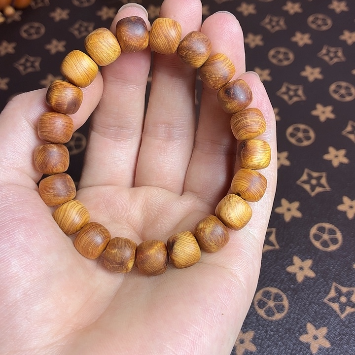 柏木（崖柏）手串/手链崖柏黑金碳化料10x11