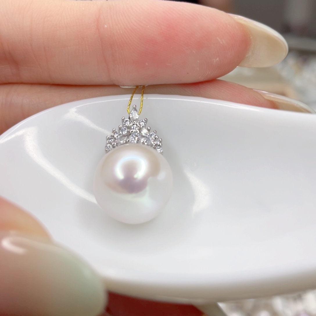 淡水珍珠未镶嵌吊坠(赠链)