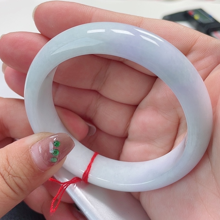 翡翠手镯未镶嵌缅甸翡翠手镯57圈