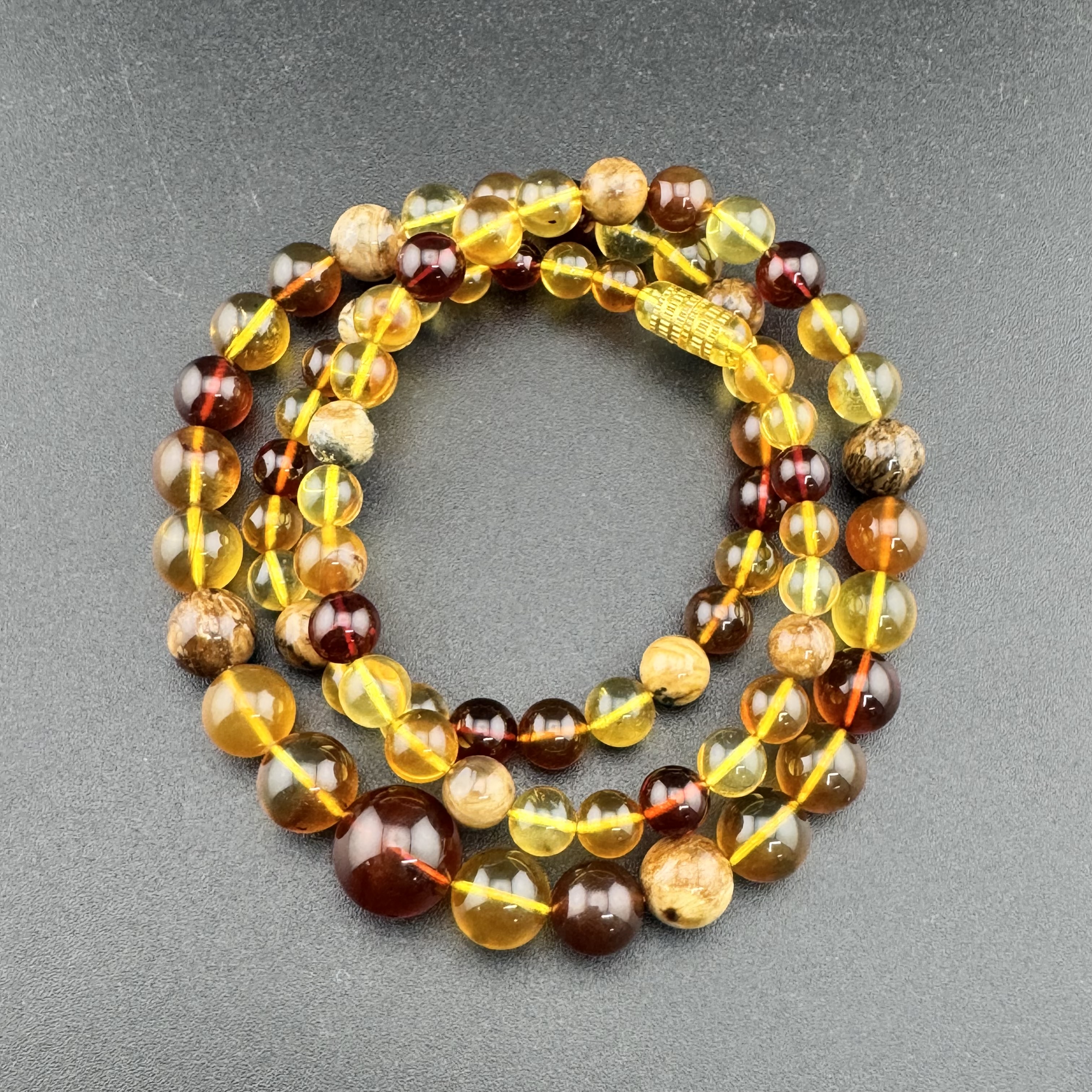 BY1111FYBJ标120 北玉精选 琥珀项链 多样性发货