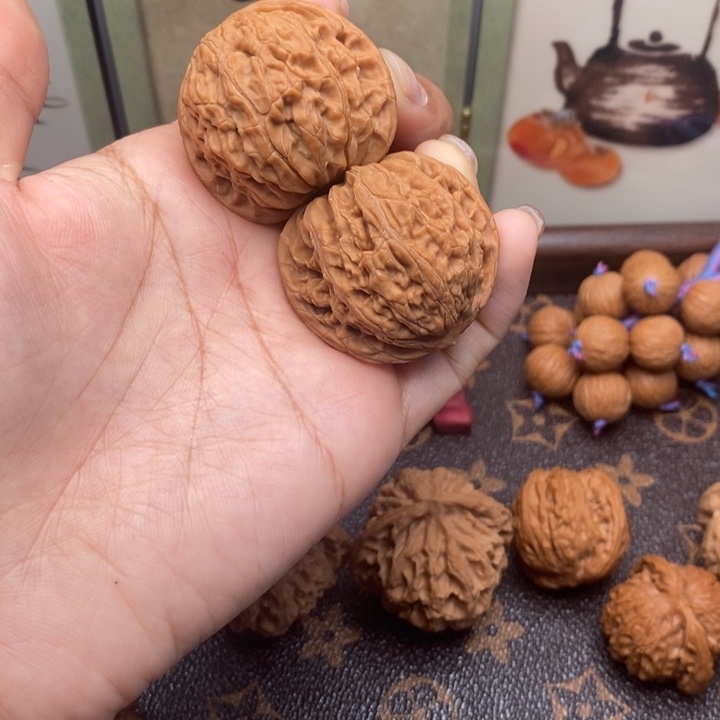 文玩核桃吊坠38磨盘