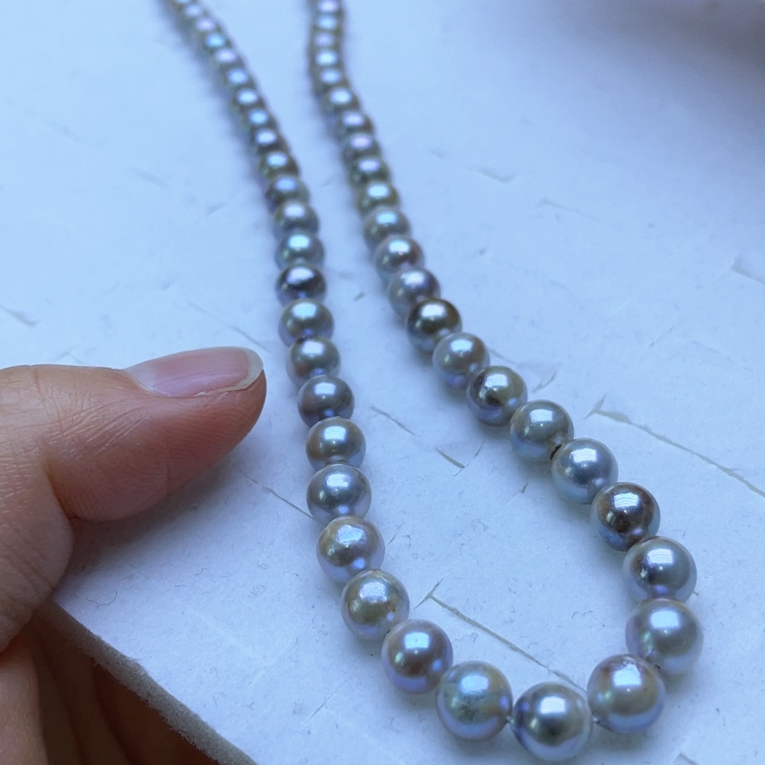 海水珍珠颈饰银S925镶嵌