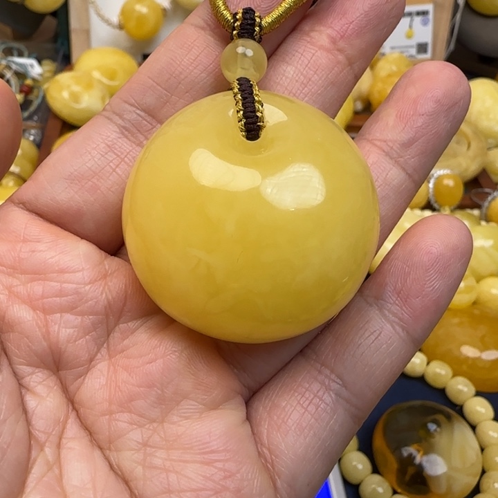 蜜蜡未镶嵌颈饰天然蜜蜡