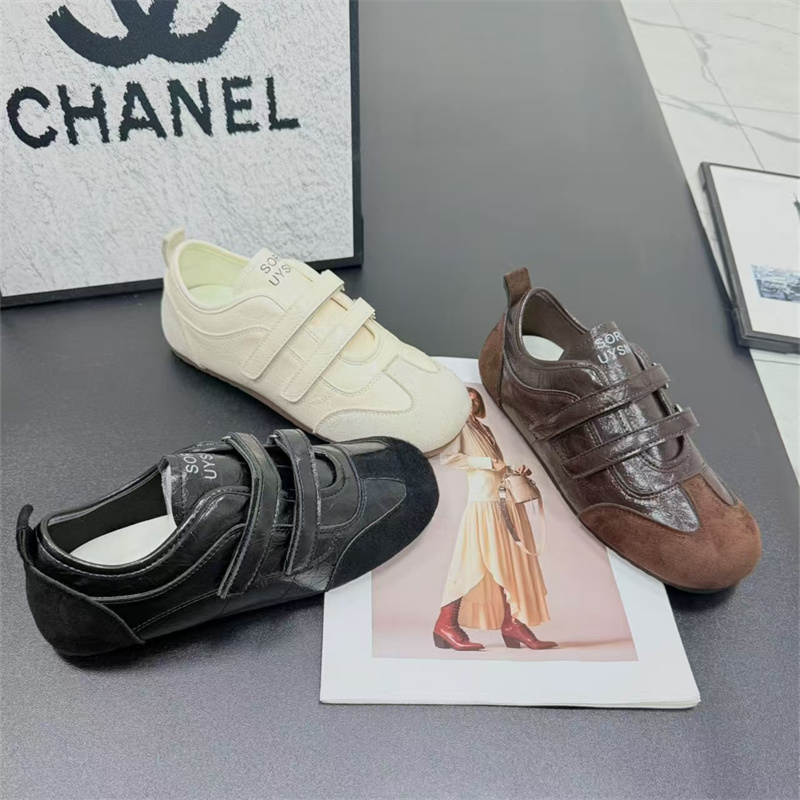 【运费险】爆裂紋德训鞋女2025秋冬新款软底魔术贴时尚休闲鞋单鞋