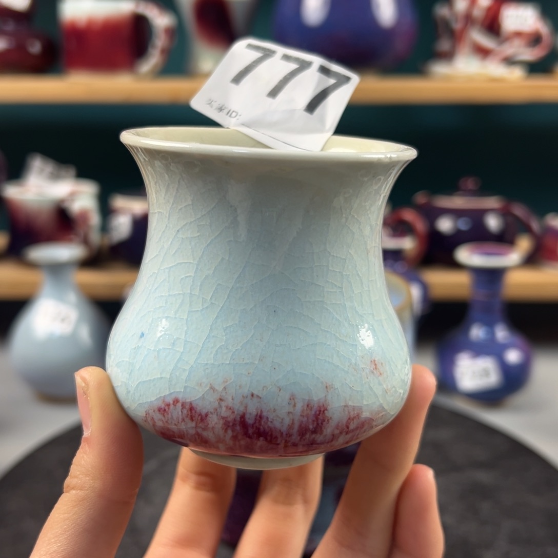 瓷片微瑕主人杯纯手工