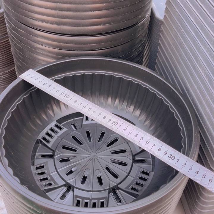 树脂黑聚宝盆口33高10一组5个