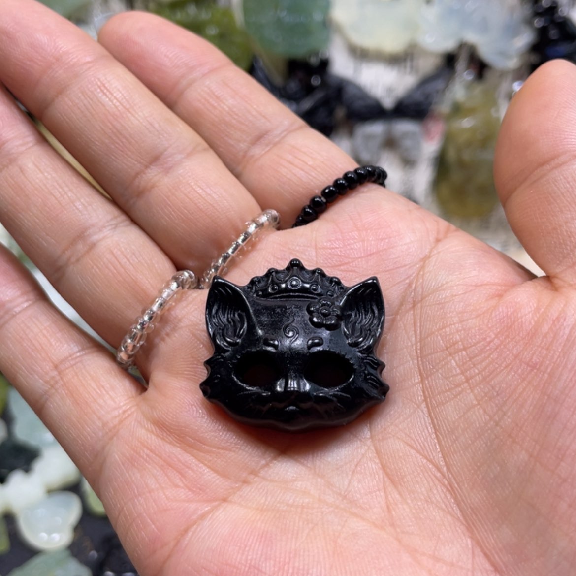 【闪购商品】岫玉未镶嵌颈饰88吊坠