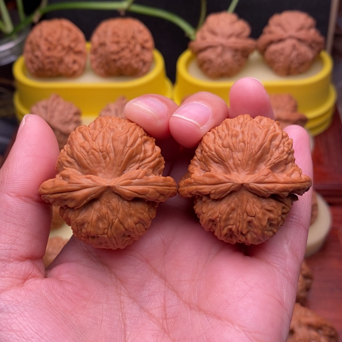 把件文玩核桃39“精品”球白