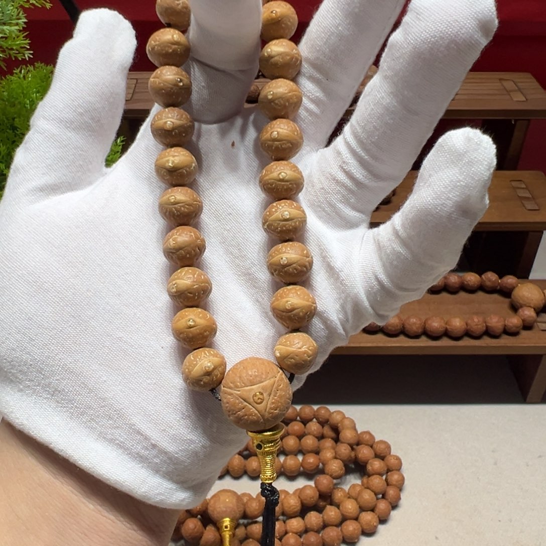 手串凤眼菩提12mm油皮籽