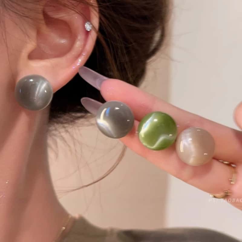 合金耳饰 多巴胺糖果耳钉女小众设计感2025新款清新甜美耳环耳饰 