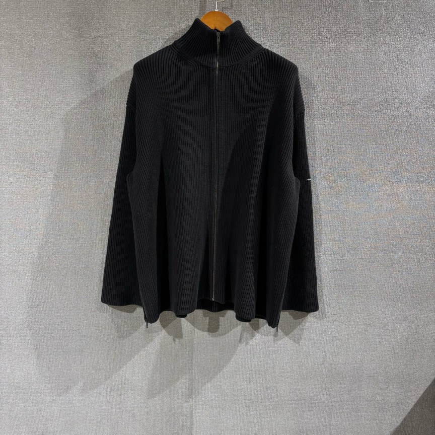 99新 Balenciaga/巴黎世家 （pm）袖标拉链毛衣 99新xs码/8630