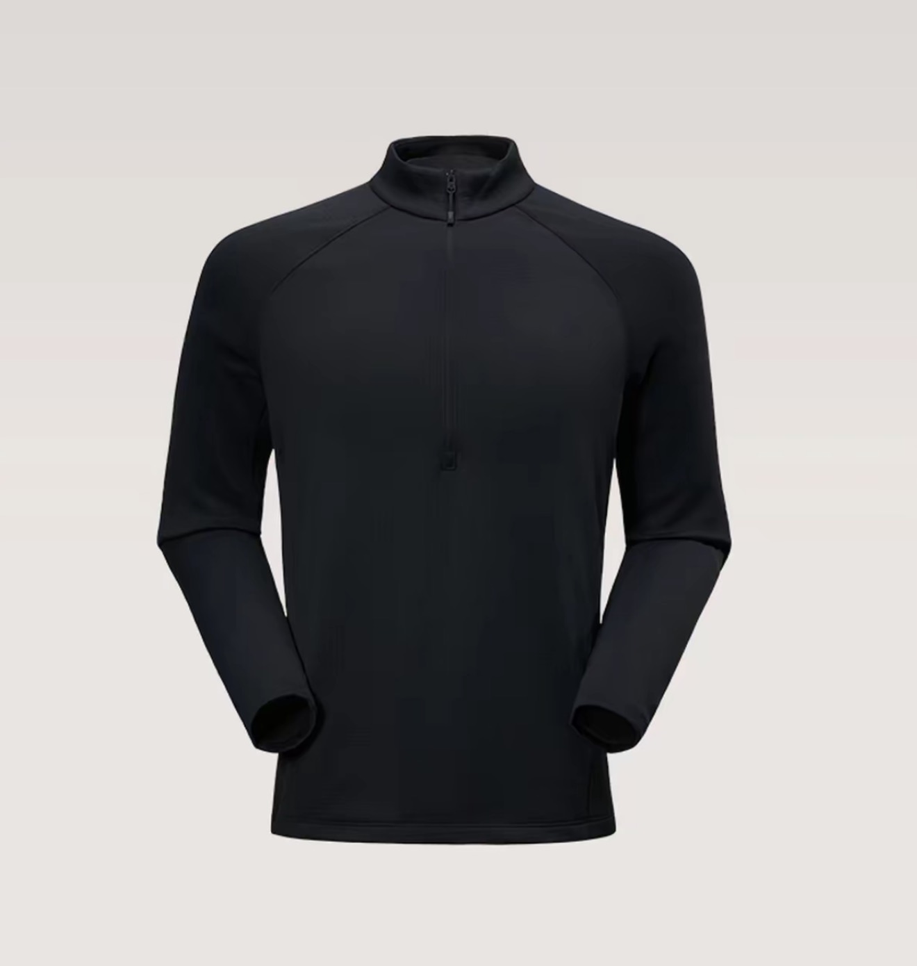 小迪   冬季新款男士加绒立领卫衣半拉链长袖登山休闲CC