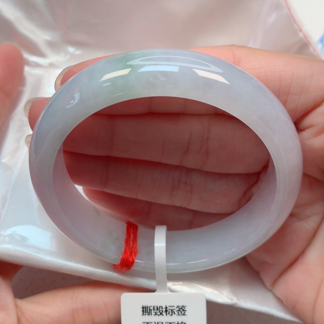 翡翠手镯未镶嵌55.5圈