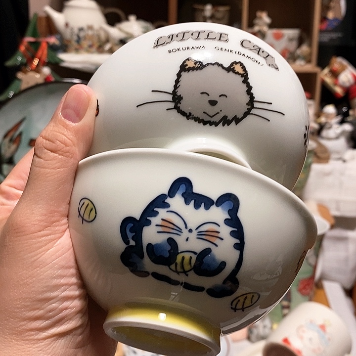 米饭碗二个一起米饭碗