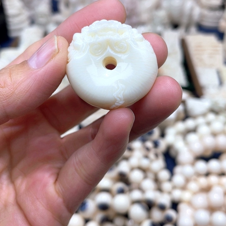 猛犸象牙吊坠平安扣