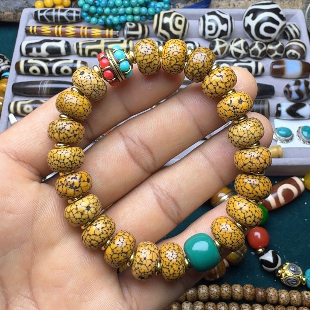 柏香籽/百香籽吊坠星月