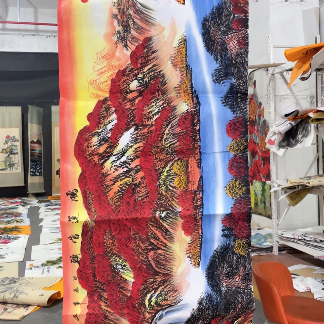 国画国画作品画心一张