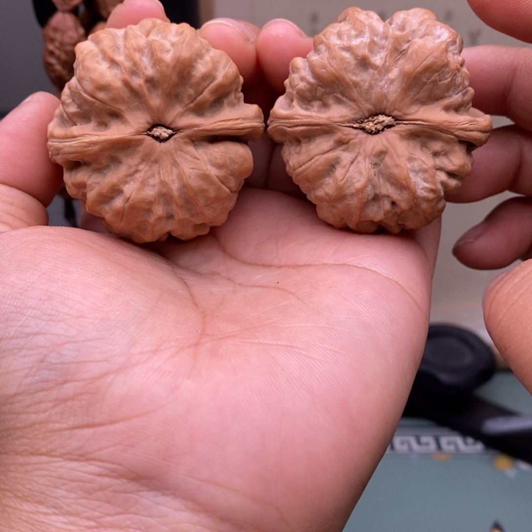 文玩核桃把件44蛤蟆头