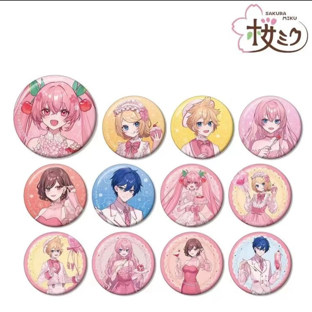 【代拆】Arma Bianca 初音未来樱花派对吧唧徽章盲袋A5