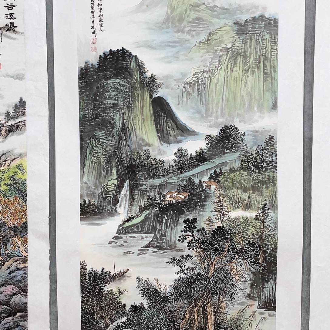 国画健****司绘画作品作者刘彬